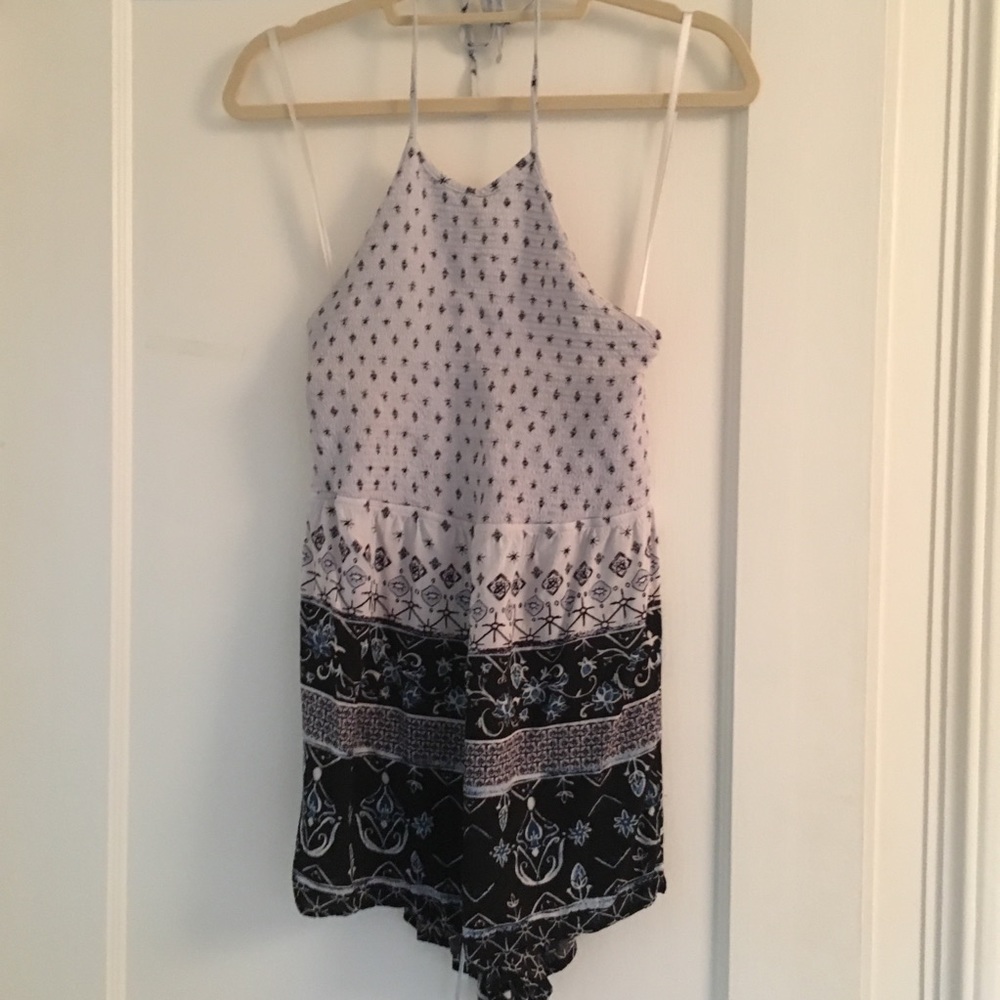 Blue Print Romper